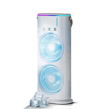 Ventoinha Vertical de 2 Andares - MIni Ar condicionado 2 ventoinhas - OnLike